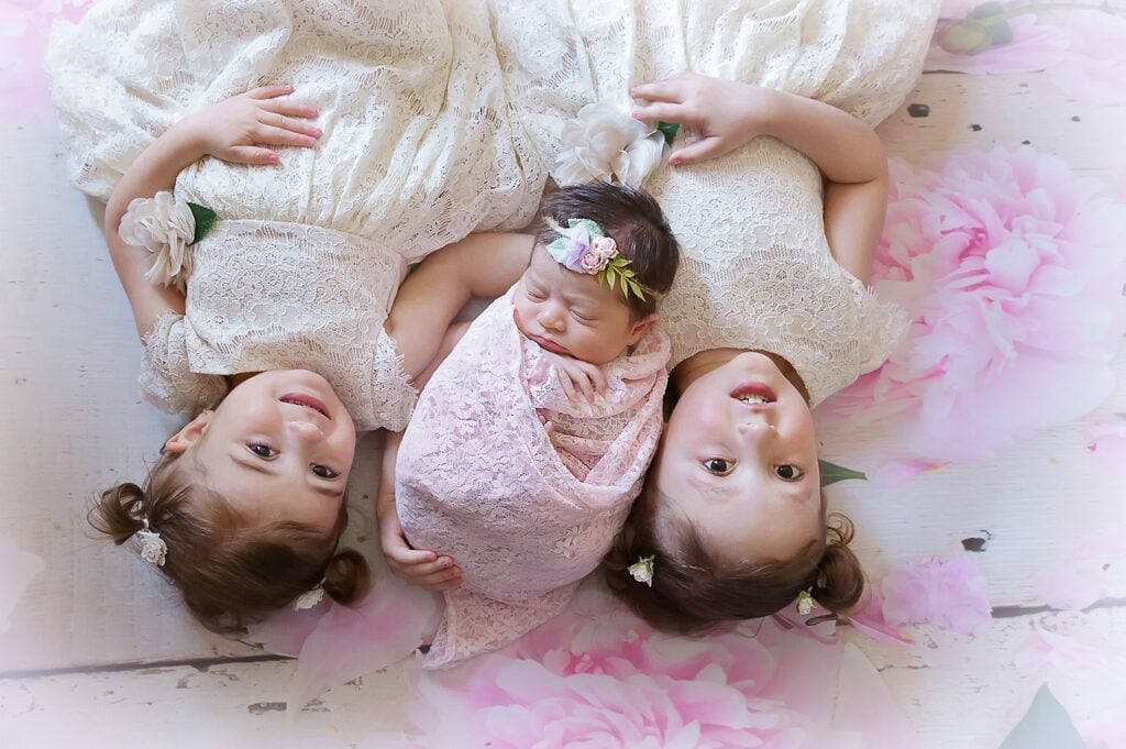 Newborn and family photoshoot Washington DC