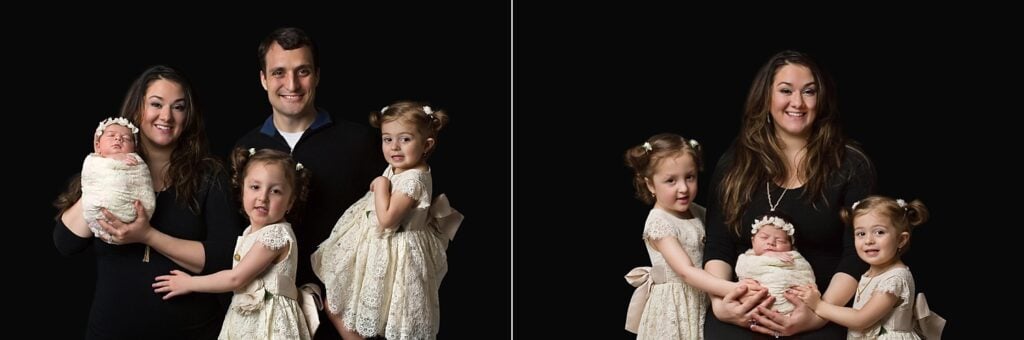 Newborn and family photoshoot Washington DC