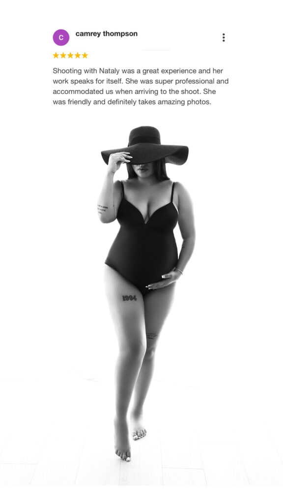 Maternity Client Review &ndash; Studio Swimsuit Session