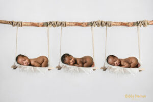 Triplet Newborn Photography in DMV